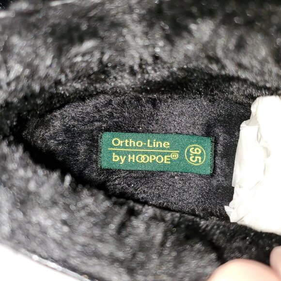 HOOPOE WOMEN BLACK BOOTIES SIZE 9.5 EXTRA WIDE TINA COMFORT ADJUSTABLE NEW - Picture 9 of 11